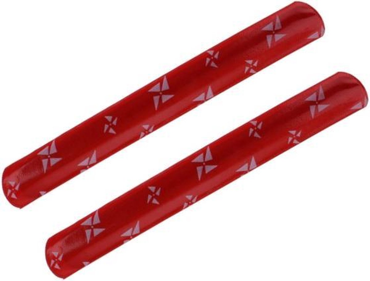 Klaparmband Rood 22 Cm | 2 stuks